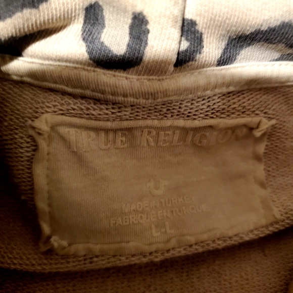 True Religion leopard print hoodie - Picture 4 of 4